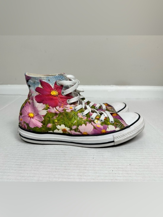 Converse Chuck Taylor All Star Shoes - Converse All-Star Chuck Taylors Floral Sz Men 8.0 Women 10 High Top Shoe 150186F